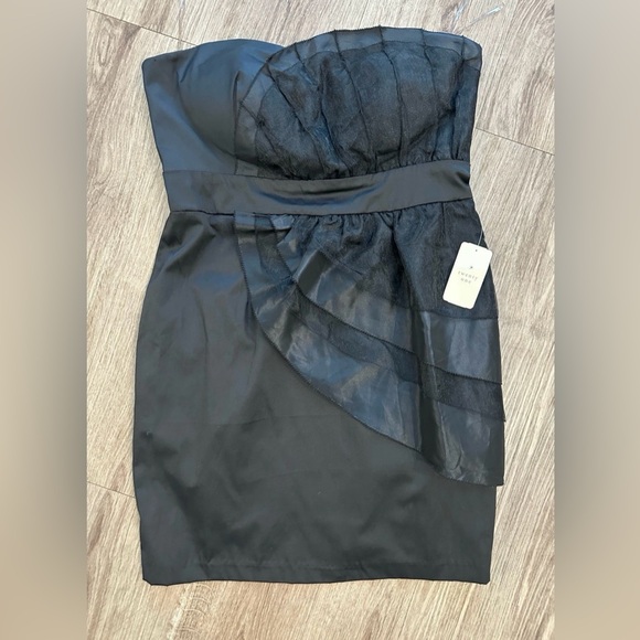 Forever 21 Dresses & Skirts - forever 21 Dress Mini Y2K whimsigoth Witchcore Dark fairy Strapless Witchy L NWT